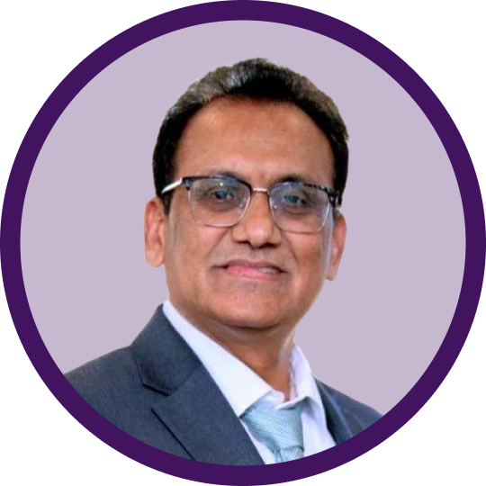 Portrait of Dr. Suresh Poda, Laurus Labs leadership team member