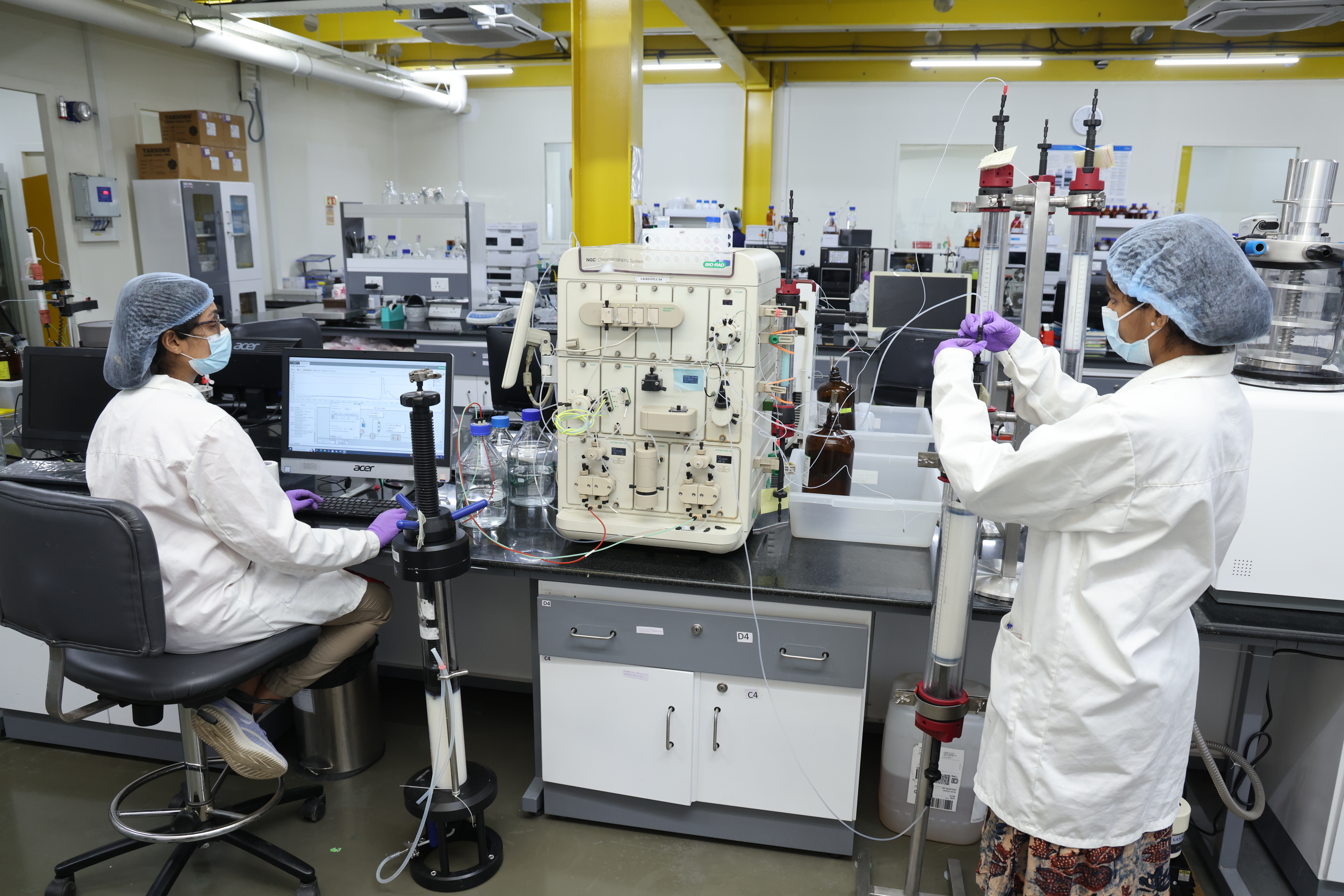 Laurus New R&D Center facility icon - pharmaceutical research and development infrastructure for DS Development